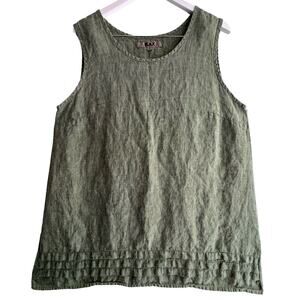 Flax Green Tank Top